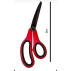 TESOURA MUNDIAL SOFT 9-1/2 24,10 CM 1890M TESOURA MUNDIAL SOFT 9-1/2 24,10 CM 1890M